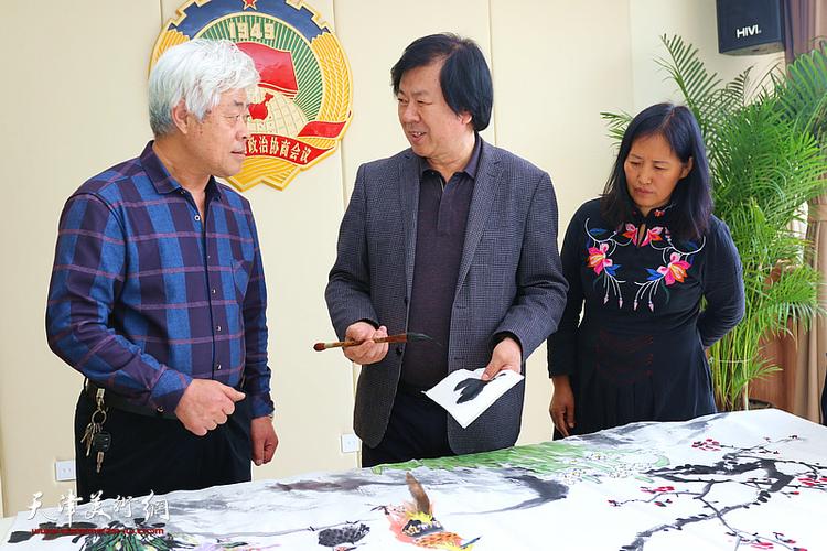 "壮丽七十年 奋斗新时代"主题文化艺术交流活动在静海区政协举行